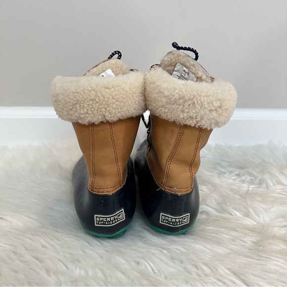 Sperry x J Crew Leather & Shearling Lined Duck Boots - Picture 5 of 9